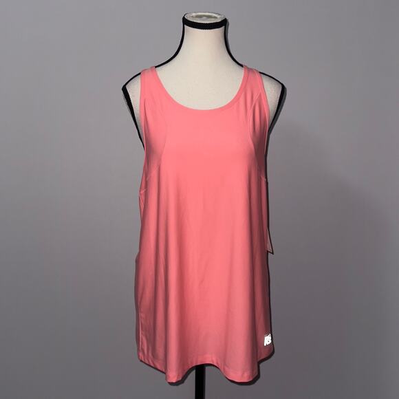 Reaction Kenneth Cole pink athletic tank top women’s size large NWT - Picture 1 of 9